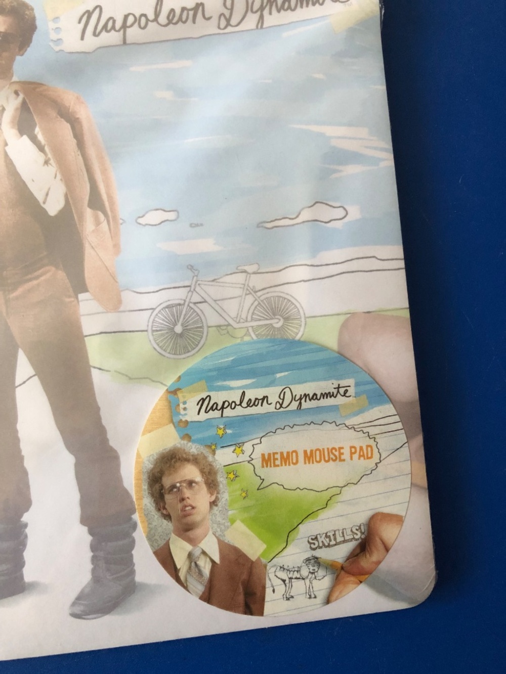 2X Napoleon dynamite notepad mouse pad new/sealed liger - Picture 2 of 6
